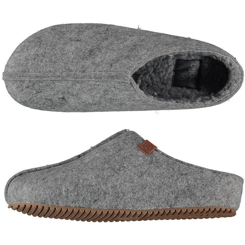 Apollo Zweedse slof grijs maat 39/40 dames 1 Paar