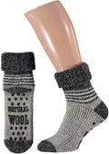 Apollo Slofsok grijs motief 43-46 1 Paar