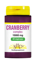 NHP Cranberry complex 15000mg 30 Vegetarische capsules