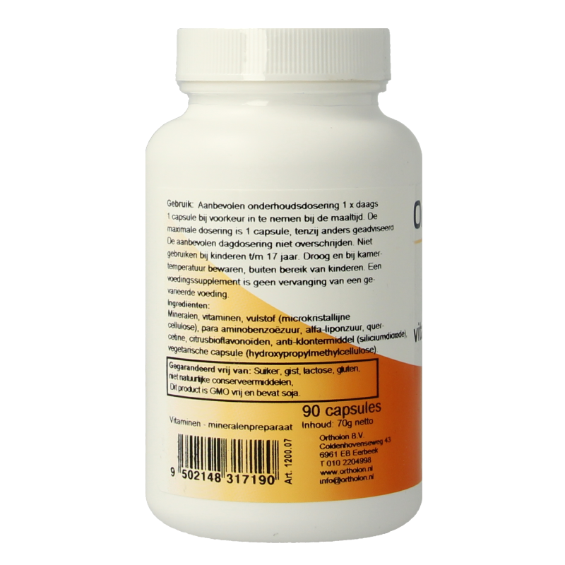 Ortholon Multi vitamineralen 90 Tabletten