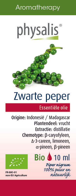 Physalis Zwarte peper bio 10 Milliliter