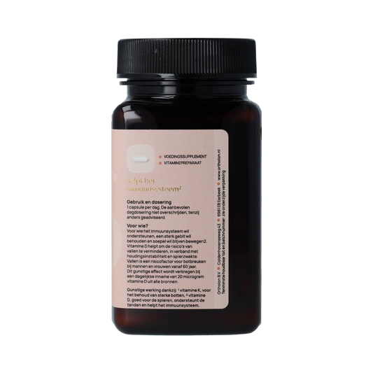 Ortholon Vitamine D3 + K2 60.00 Capsules