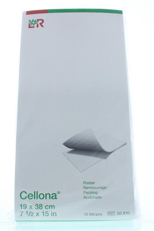 Cellona Polstervilt 19 x 38cm wit 10 Stuks