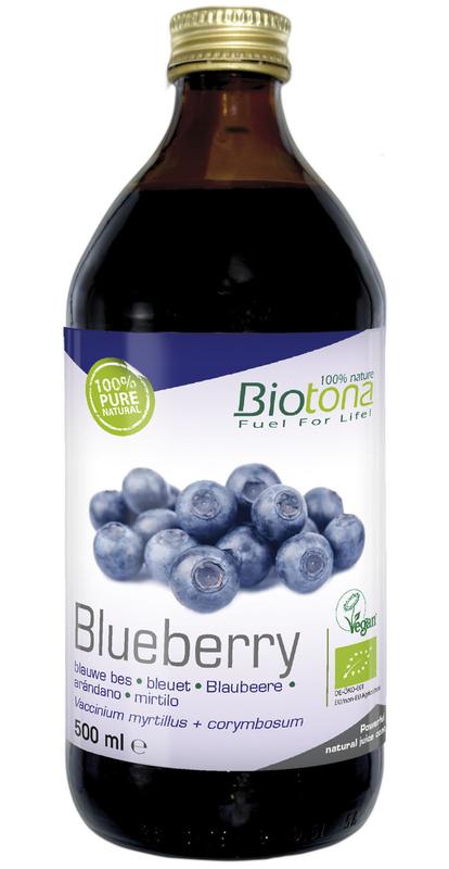 Biotona Blauwe bes concentraat bio 500 Milliliter