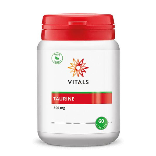 Vitals Taurine 500mg 60 Vegetarische capsules