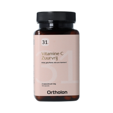 Ortholon Vitamine C Zuurvrij 100.00 Capsules