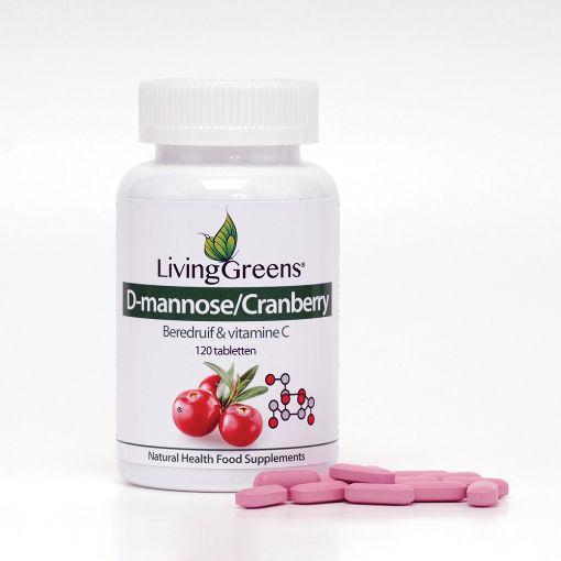 Livinggreens Cranberry met D-Mannose 120 Tabletten