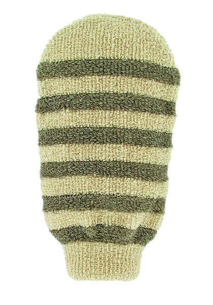 Forsters Massage handschoen gestreept linnen/katoen 1 Stuks