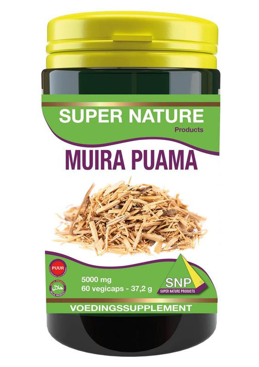 SNP Muira puama 5000mg puur 60 Vegetarische capsules