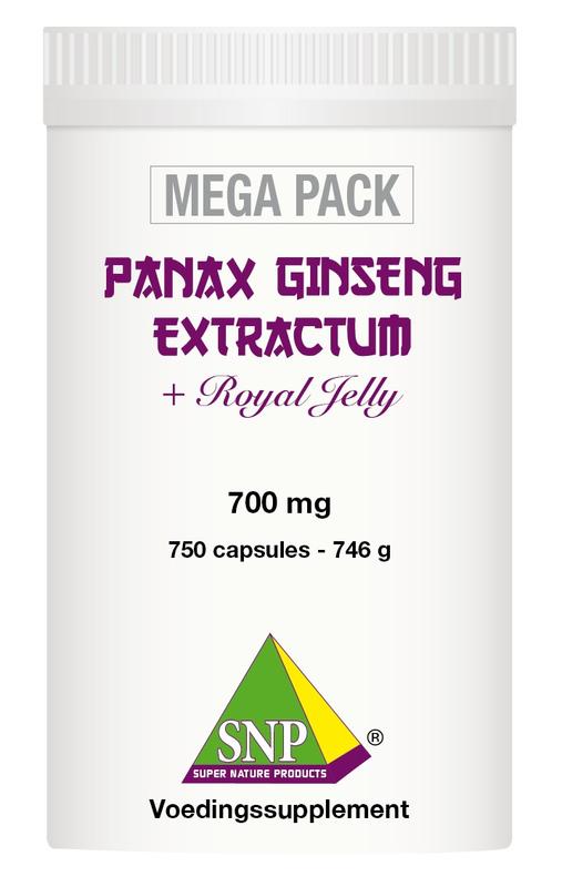SNP Panax ginseng extract megapack 750.00 Capsules