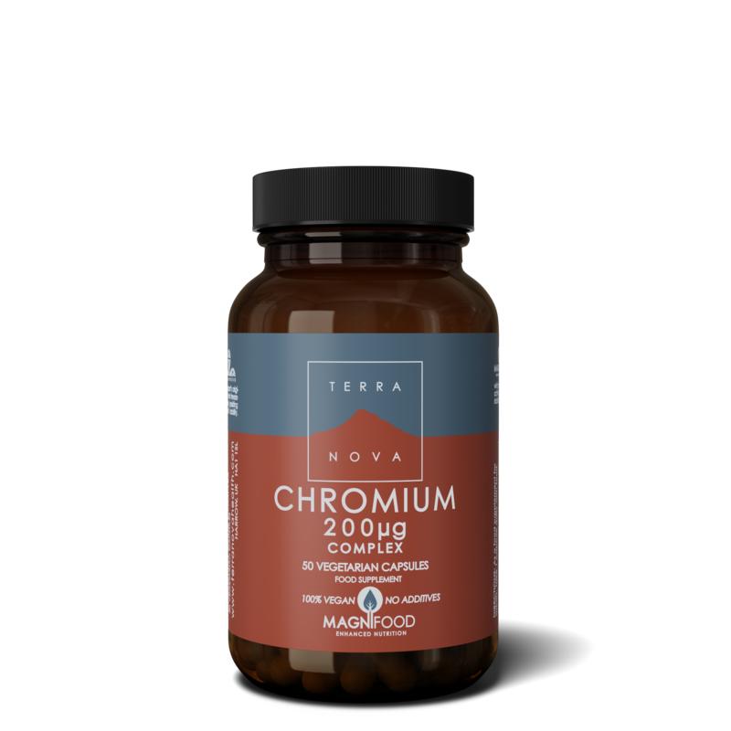 Terranova Chromium 200mcg complex 50 Vegetarische capsules