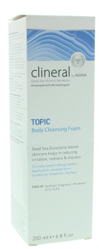 Ahava Clineral topic body cleansing foam  200 Milliliter