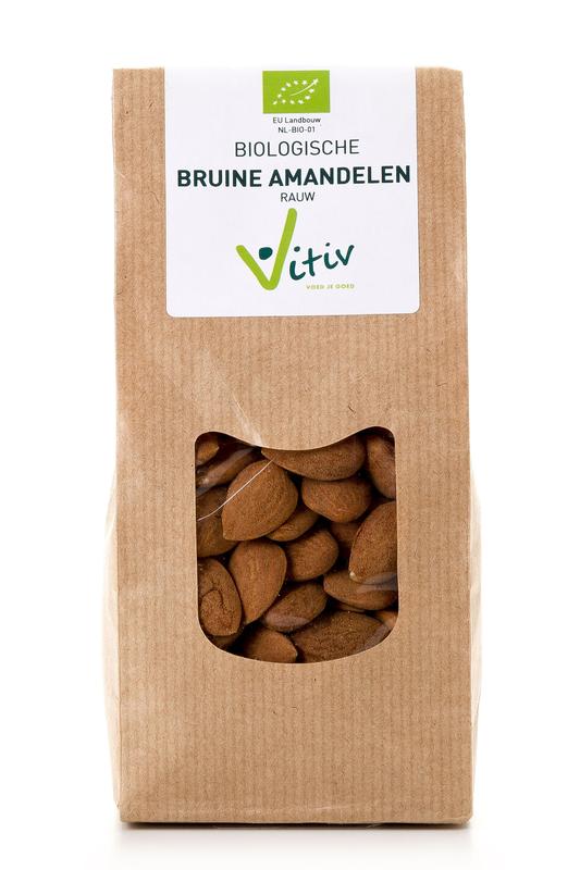 Vitiv Amandelen met vlies bio 1 Kilogram