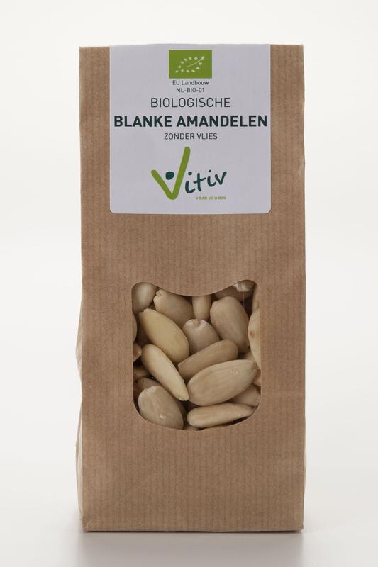 Vitiv Amandelen zonder vlies bio 250 Gram