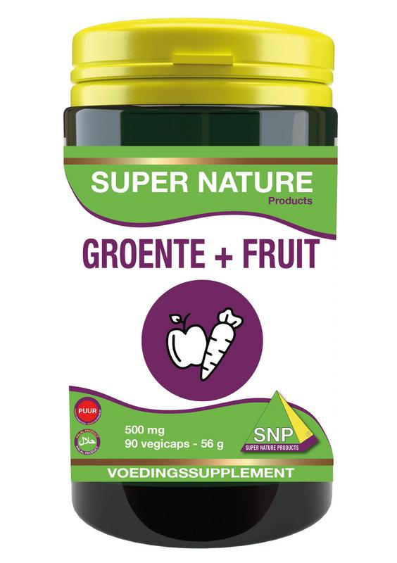 SNP Groente & fruit 500mg puur 90 Vegetarische capsules