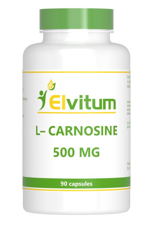 Elvitum  L-Carnosine 500mg 90.00 Vegetarische capsules