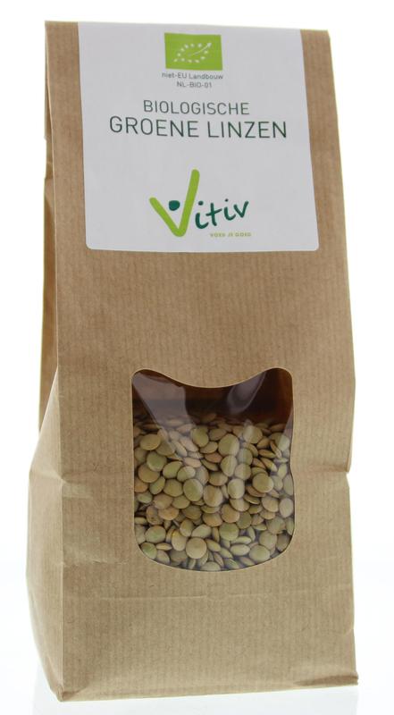 Vitiv Groene linzen bio 500.00 Gram