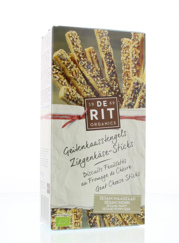 De Rit Sesam geitenkaas stengel bio 100 Gram