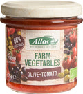 Allos Farm vegetables tomaat & olijf bio 135 Gram