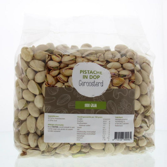 MijnNatuurwinkel Pistache in dop geroosterd 1 Kilogram