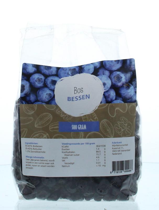 MijnNatuurwinkel Bosbessen 500 Gram
