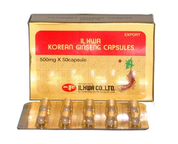 Ilhwa Korean ginseng capsule 50 Capsules