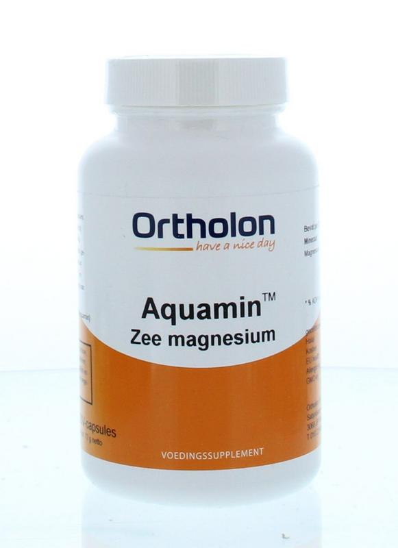 Ortholon Aquamin zee magnesium 120 Vegetarische capsules