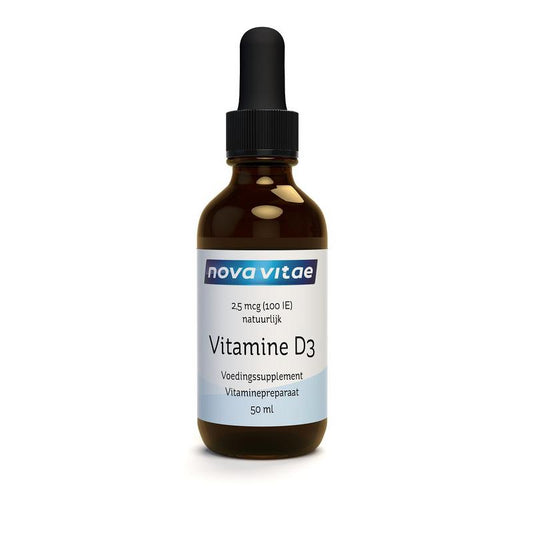 Nova Vitae Vitamine D3 100IU druppel 50 Milliliter