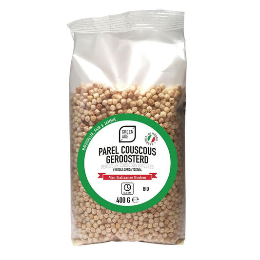 Greenage Parelcouscous geroosterd bio 400 Gram