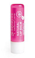 Benecos natural beauty Natural lipbalm raspberry 1.00 Stuks