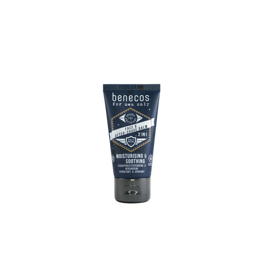 Benecos natural beauty Bio for men only face aftershave balm 2in1 50 Milliliter