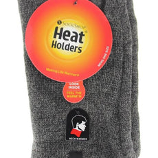 Heat Holders Mens neck warmer one size charcoal 1.00 Stuks