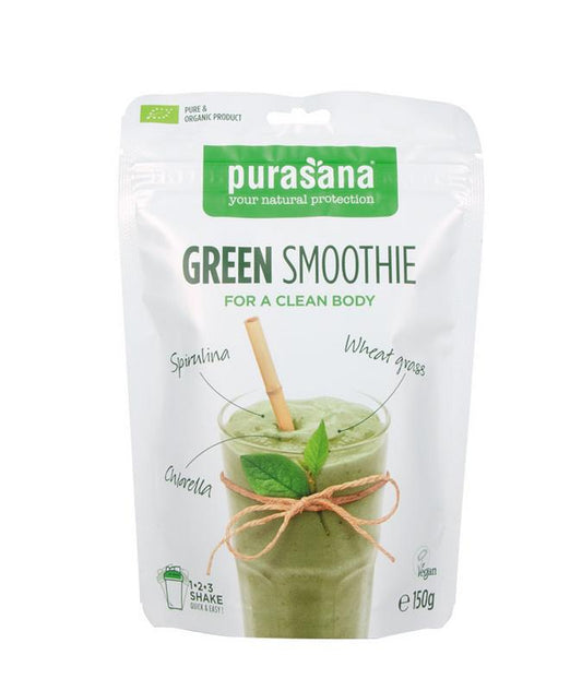 Purasana Green smoothie shake vegan bio 150.00 Gram