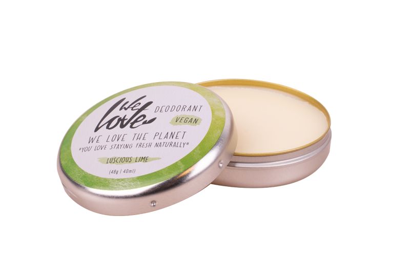 We Love The planet 100% natural deodorant luscious lime 48 Gram