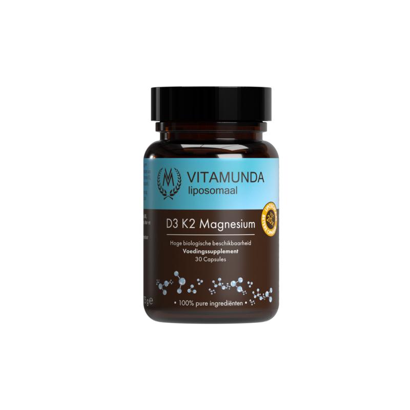 Vitamunda D3 K2 magnesium vegan 30 Capsules