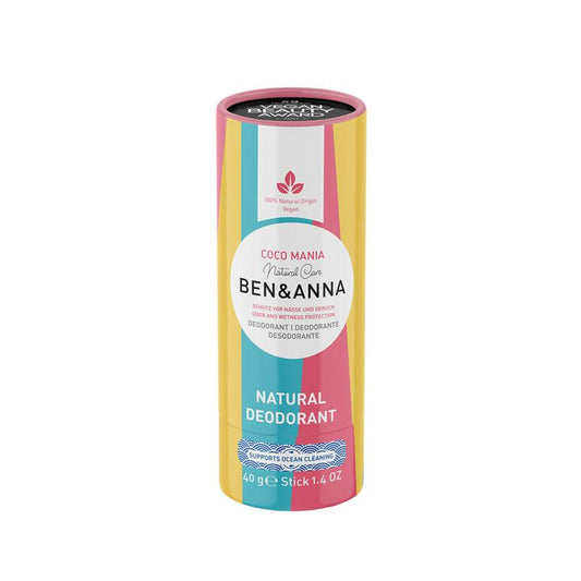 Ben & Anna Deodorant coco mania papertube 40 Gram