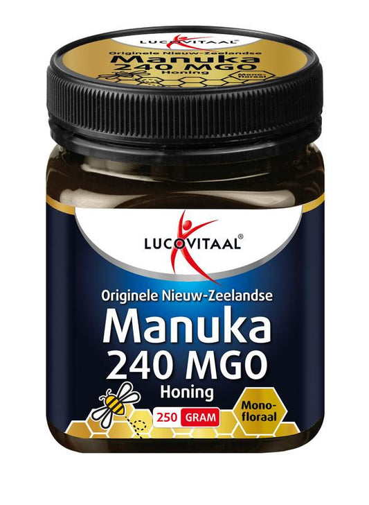 Lucovitaal Manuka honing 240 MGO  250 Gram