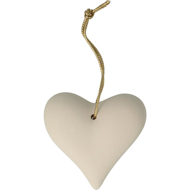 Primavera Geursteen hartje wit 1 Stuks