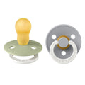 Bibs Fopspeen maat 3 - sage/cloud night 2pack 2.00 Stuks