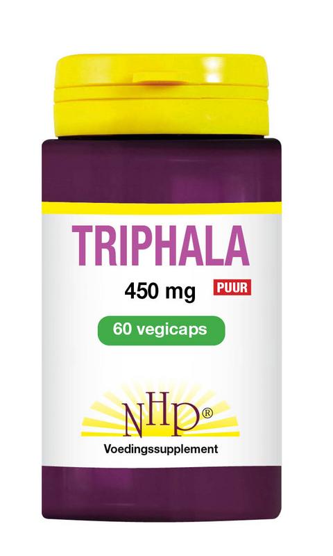 NHP Triphala puur 450mg 60 Vegetarische capsules
