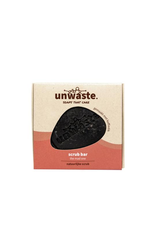 Unwaste  Scrub soap bar the mad one 1 Stuks