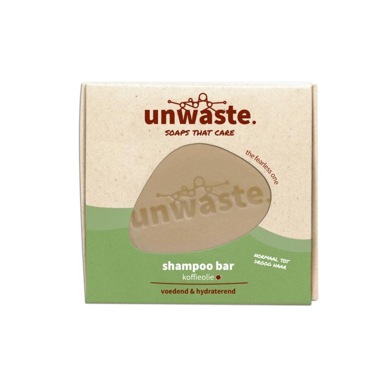 Unwaste  Shampoo bar koffieolie 1 Stuks