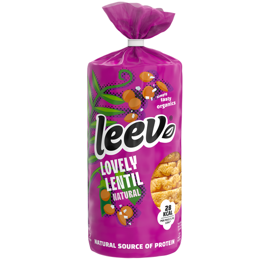 Leev Lovely lentil cakes natural bio 100.00 Gram