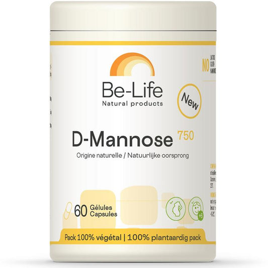 Be-Life D-Mannose 750 60 Vegetarische capsules