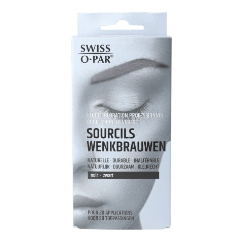 Swiss O-Par Professionele verfset wenkbrauwen zwart 1 Set