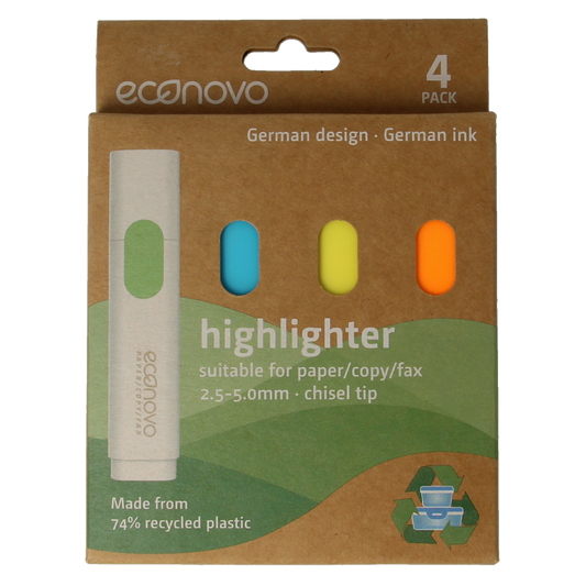 Econovo Markeerstiften gerecycled 4.00 Stuks