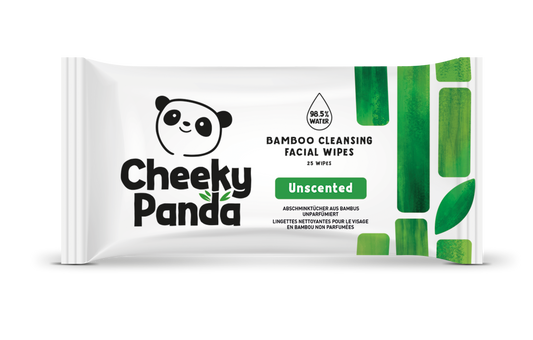 The Cheeky Panda Bamboe gezichtsreinigingsdoekjes parfumvrij 25.00 Stuks