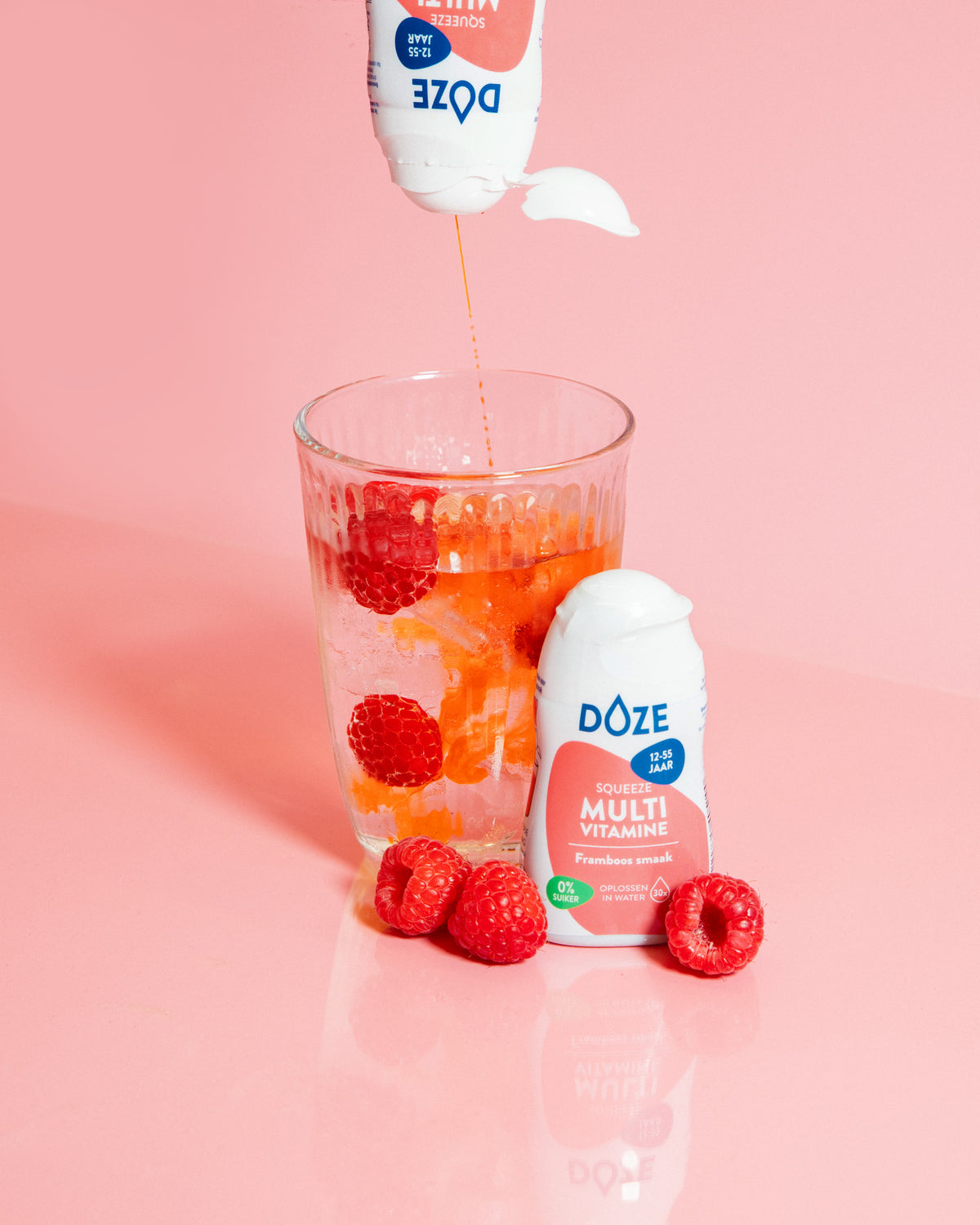 DOZE Multi 12-55 jaar Framboos - vloeibaar