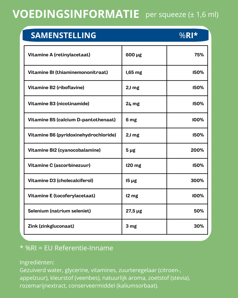 DOZE Multi 55+ jaar Meloen