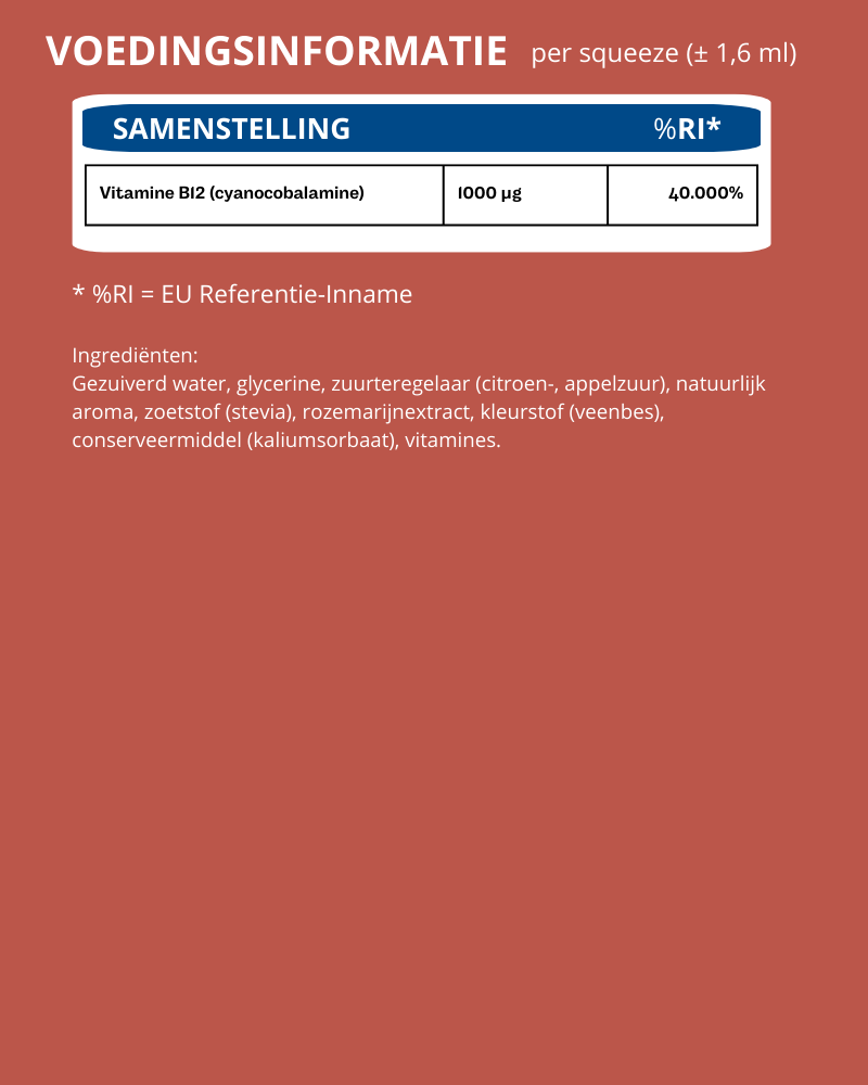 DOZE Vitamine B12 Kersen